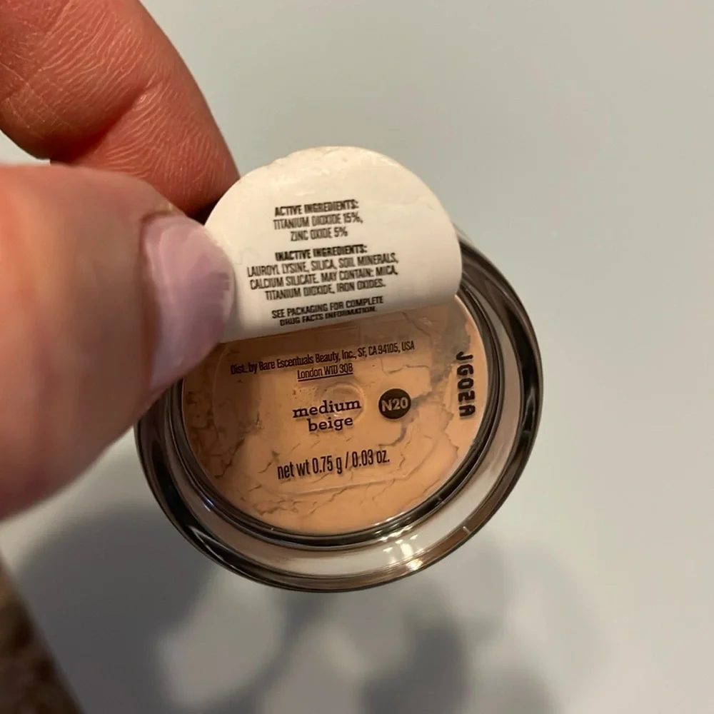 bareMinerals Illuminating Mineral Veil & Matte Foundation Medium Beige Duo NEW